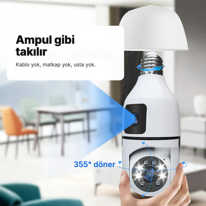Çift Lensli Ampul Kamera — 7