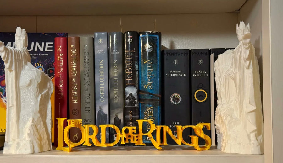 Kardeşlik Heykeli yazı yüzü, kitap rafında