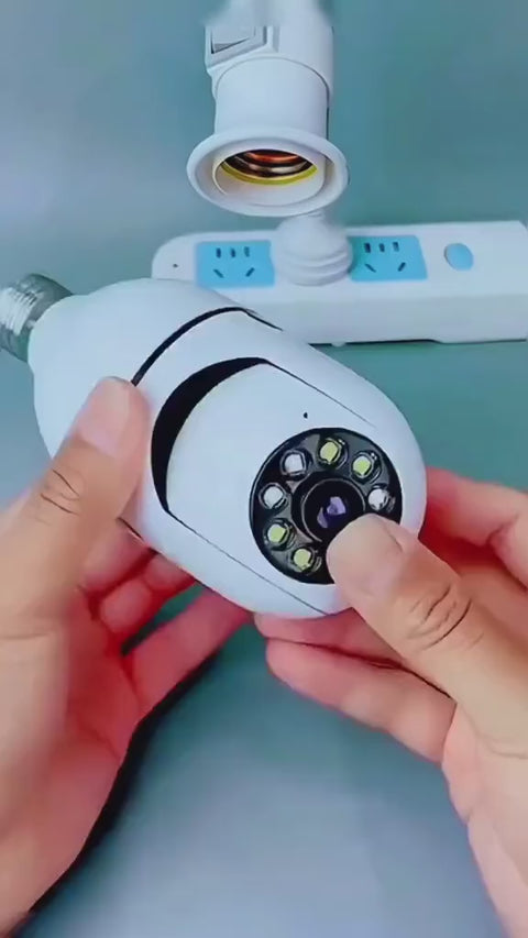 Ampul kamera duya takılıyor, görüntü telefonda
